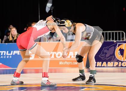 Thumbnail 1 in CIF State Girls Wrestling Championships (Finals) photogallery.