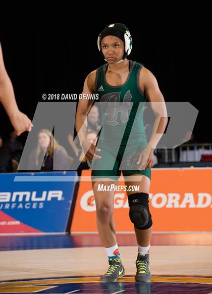 Thumbnail 3 in CIF State Girls Wrestling Championships (Finals) photogallery.