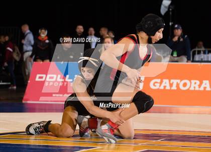 Thumbnail 1 in CIF State Girls Wrestling Championships (Finals) photogallery.