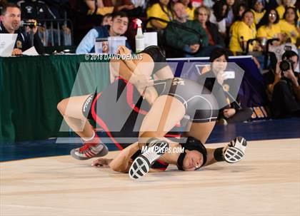 Thumbnail 2 in CIF State Girls Wrestling Championships (Finals) photogallery.