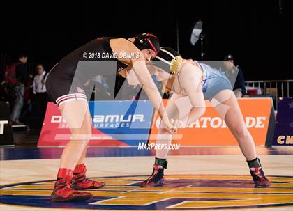 Thumbnail 2 in CIF State Girls Wrestling Championships (Finals) photogallery.