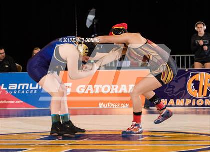 Thumbnail 2 in CIF State Girls Wrestling Championships (Finals) photogallery.