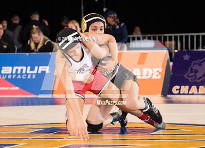 Thumbnail 1 in CIF State Girls Wrestling Championships (Finals) photogallery.