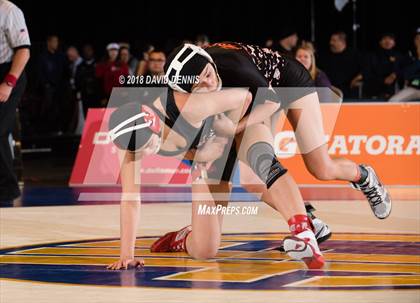 Thumbnail 3 in CIF State Girls Wrestling Championships (Finals) photogallery.