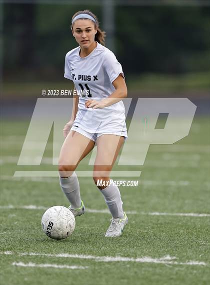 Thumbnail 3 in St. Pius X Catholic vs Mundy's Mill (GHSA 6A First Round) photogallery.