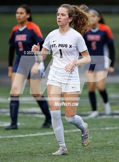 Thumbnail 1 in St. Pius X Catholic vs Mundy's Mill (GHSA 6A First Round) photogallery.