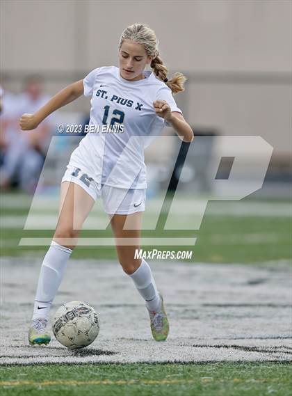 Thumbnail 2 in St. Pius X Catholic vs Mundy's Mill (GHSA 6A First Round) photogallery.