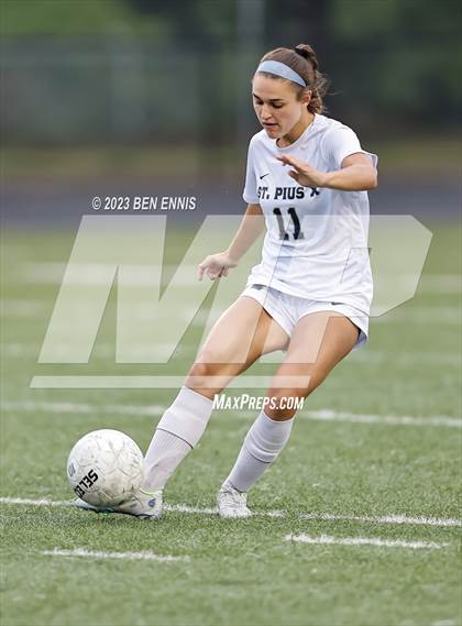 Thumbnail 2 in St. Pius X Catholic vs Mundy's Mill (GHSA 6A First Round) photogallery.