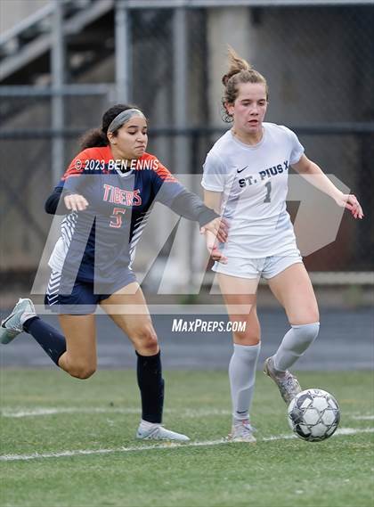Thumbnail 3 in St. Pius X Catholic vs Mundy's Mill (GHSA 6A First Round) photogallery.