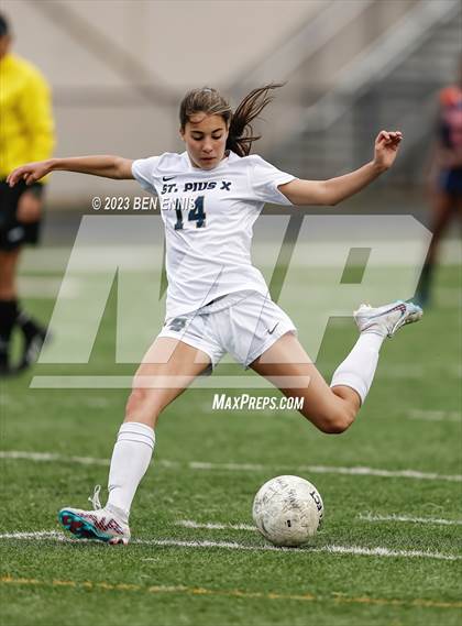 Thumbnail 1 in St. Pius X Catholic vs Mundy's Mill (GHSA 6A First Round) photogallery.