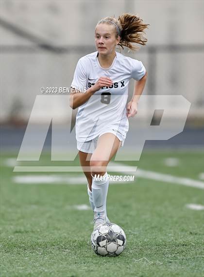 Thumbnail 2 in St. Pius X Catholic vs Mundy's Mill (GHSA 6A First Round) photogallery.