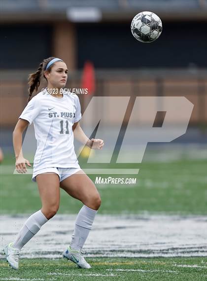 Thumbnail 1 in St. Pius X Catholic vs Mundy's Mill (GHSA 6A First Round) photogallery.