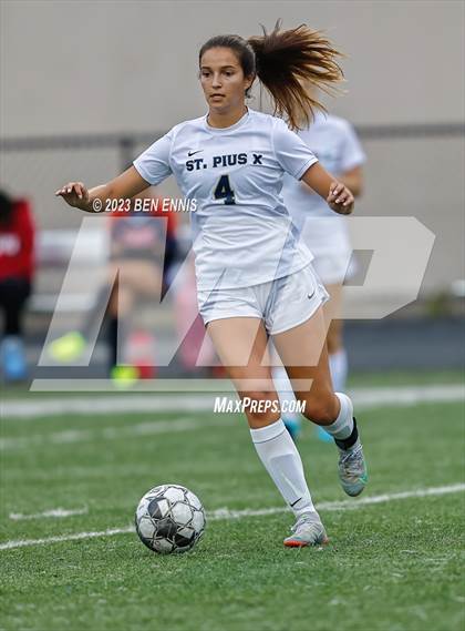 Thumbnail 1 in St. Pius X Catholic vs Mundy's Mill (GHSA 6A First Round) photogallery.