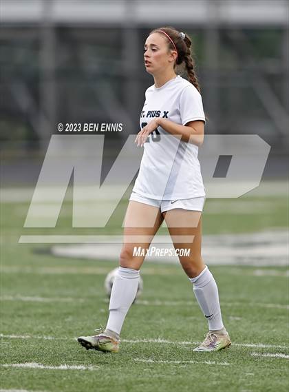 Thumbnail 1 in St. Pius X Catholic vs Mundy's Mill (GHSA 6A First Round) photogallery.