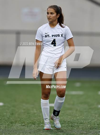 Thumbnail 3 in St. Pius X Catholic vs Mundy's Mill (GHSA 6A First Round) photogallery.