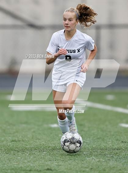Thumbnail 1 in St. Pius X Catholic vs Mundy's Mill (GHSA 6A First Round) photogallery.