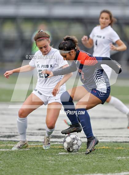 Thumbnail 2 in St. Pius X Catholic vs Mundy's Mill (GHSA 6A First Round) photogallery.