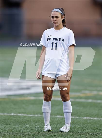 Thumbnail 2 in St. Pius X Catholic vs Mundy's Mill (GHSA 6A First Round) photogallery.