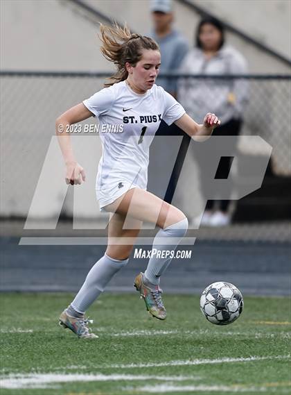 Thumbnail 3 in St. Pius X Catholic vs Mundy's Mill (GHSA 6A First Round) photogallery.