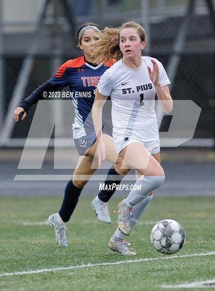 Thumbnail 1 in St. Pius X Catholic vs Mundy's Mill (GHSA 6A First Round) photogallery.