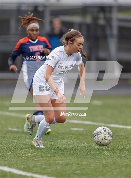 Thumbnail 2 in St. Pius X Catholic vs Mundy's Mill (GHSA 6A First Round) photogallery.