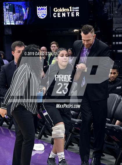 Thumbnail 2 in Bradshaw Christian vs. Christian Brothers (CIF SJS D3 Final) photogallery.