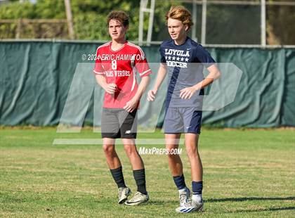 Thumbnail 2 in Loyola vs Palos Verdes (Scrimmage) photogallery.