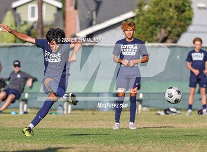 Thumbnail 3 in Loyola vs Palos Verdes (Scrimmage) photogallery.