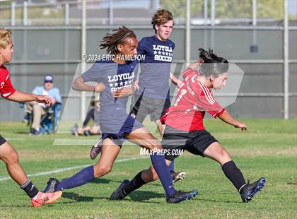 Thumbnail 3 in Loyola vs Palos Verdes (Scrimmage) photogallery.