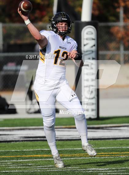 Thumbnail 2 in Wasatch @ Highland (UHSAA 5A First Round) photogallery.