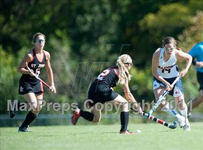 Thumbnail 3 in St. John's vs Fort Worth Country Day  (SPC Championship) photogallery.