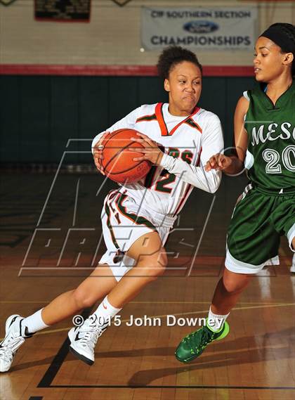 Thumbnail 2 in Murrieta Mesa @ Poly (Lady Bears Holiday Classic) photogallery.