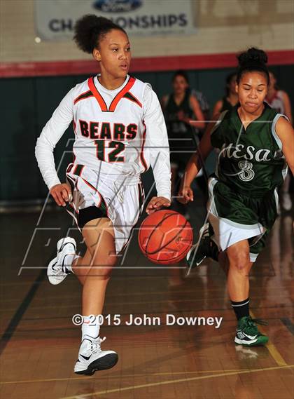 Thumbnail 2 in Murrieta Mesa @ Poly (Lady Bears Holiday Classic) photogallery.