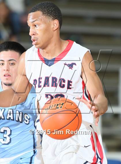 Thumbnail 2 in Pearce vs. Sam Rayburn (McDonald's Texas Invitational) photogallery.