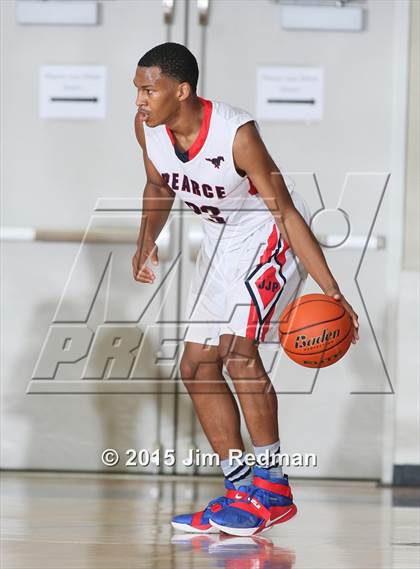 Thumbnail 1 in Pearce vs. Sam Rayburn (McDonald's Texas Invitational) photogallery.