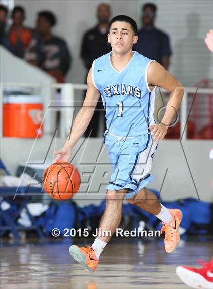 Thumbnail 2 in Pearce vs. Sam Rayburn (McDonald's Texas Invitational) photogallery.