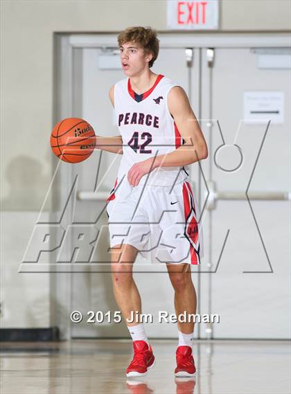 Thumbnail 2 in Pearce vs. Sam Rayburn (McDonald's Texas Invitational) photogallery.