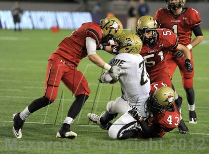 Thumbnail 3 in Central Catholic vs. Santa Fe Christian (CIF State D4 Final) photogallery.