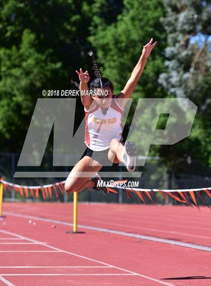 Thumbnail 1 in CCS Top 8 Los Gatos (Girls Triple Jump) photogallery.