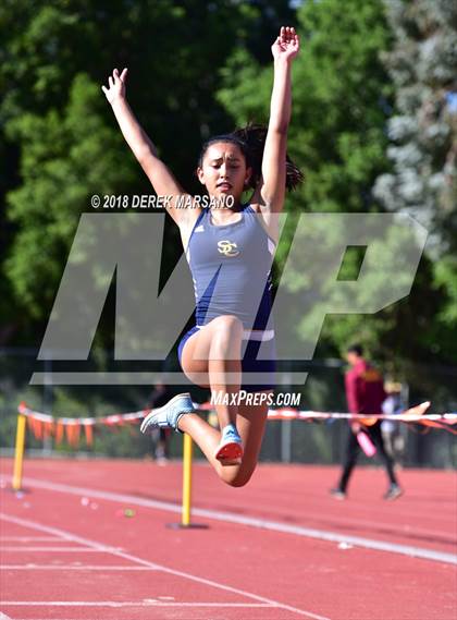 Thumbnail 1 in CCS Top 8 Los Gatos (Girls Triple Jump) photogallery.