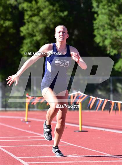 Thumbnail 3 in CCS Top 8 Los Gatos (Girls Triple Jump) photogallery.