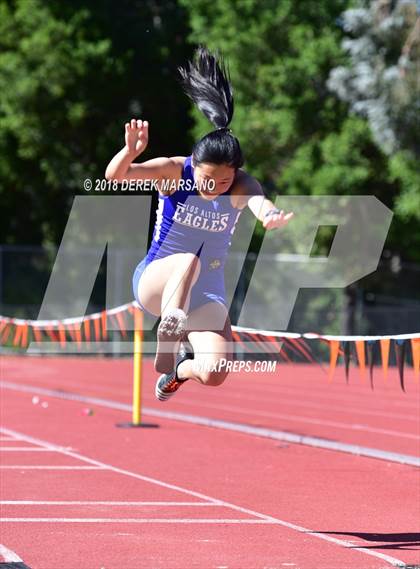 Thumbnail 1 in CCS Top 8 Los Gatos (Girls Triple Jump) photogallery.