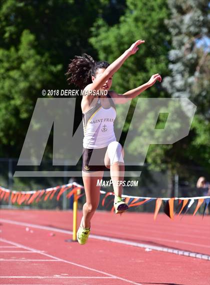 Thumbnail 3 in CCS Top 8 Los Gatos (Girls Triple Jump) photogallery.