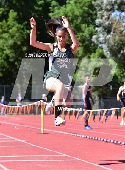 Thumbnail 1 in CCS Top 8 Los Gatos (Girls Triple Jump) photogallery.