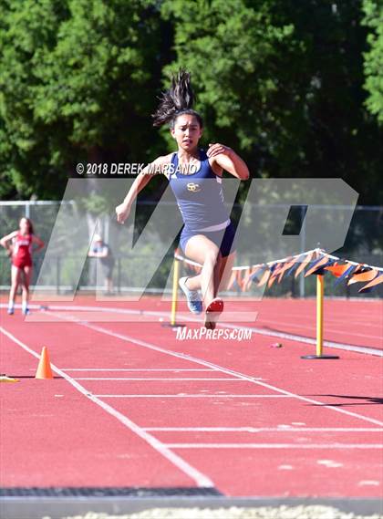 Thumbnail 3 in CCS Top 8 Los Gatos (Girls Triple Jump) photogallery.
