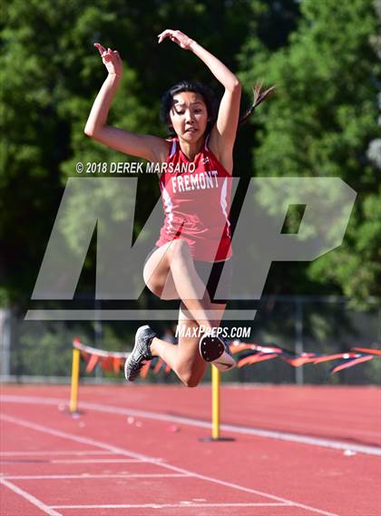 Thumbnail 3 in CCS Top 8 Los Gatos (Girls Triple Jump) photogallery.