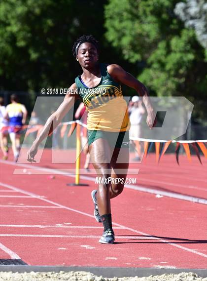 Thumbnail 2 in CCS Top 8 Los Gatos (Girls Triple Jump) photogallery.