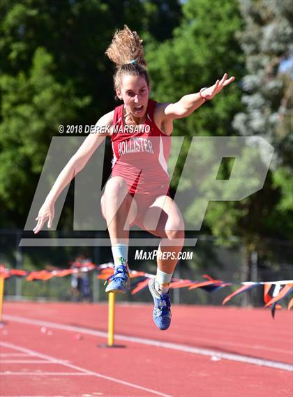 Thumbnail 3 in CCS Top 8 Los Gatos (Girls Triple Jump) photogallery.