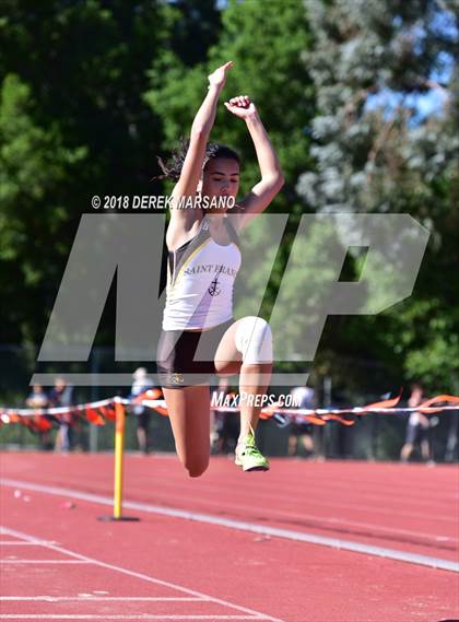 Thumbnail 2 in CCS Top 8 Los Gatos (Girls Triple Jump) photogallery.