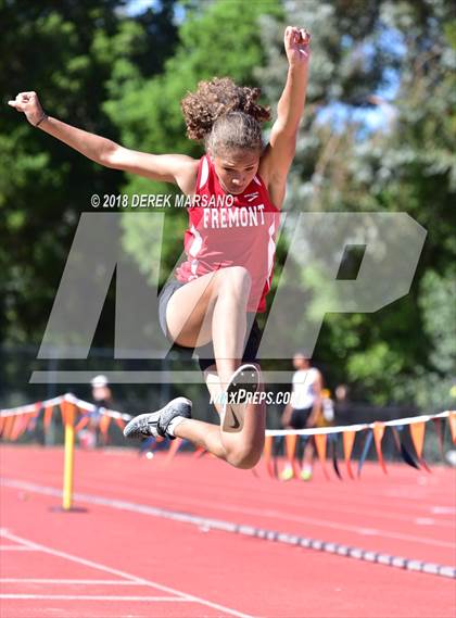 Thumbnail 1 in CCS Top 8 Los Gatos (Girls Triple Jump) photogallery.